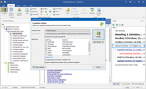Making a PDF file by compiling the project